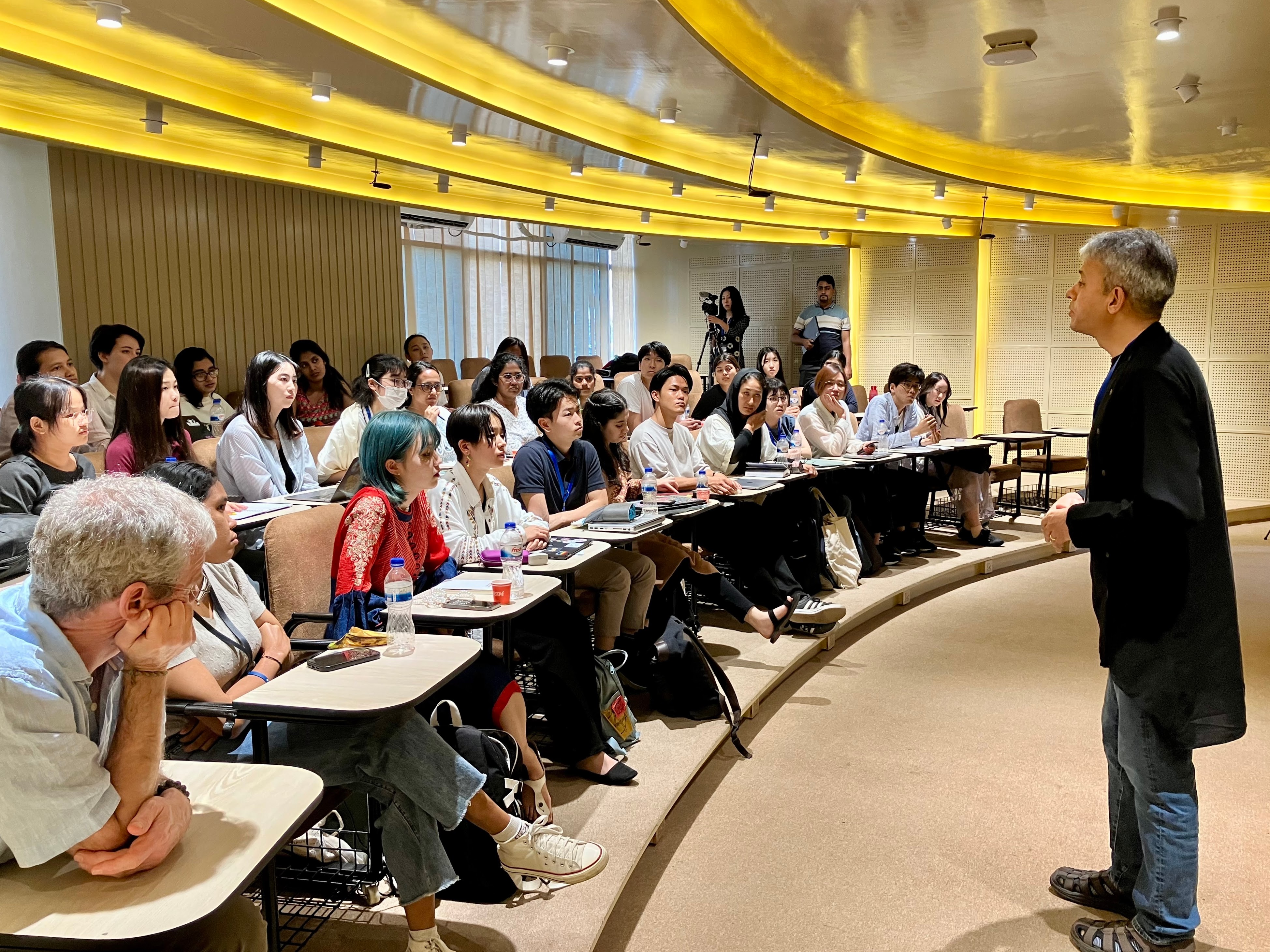 Lecture at a classroom