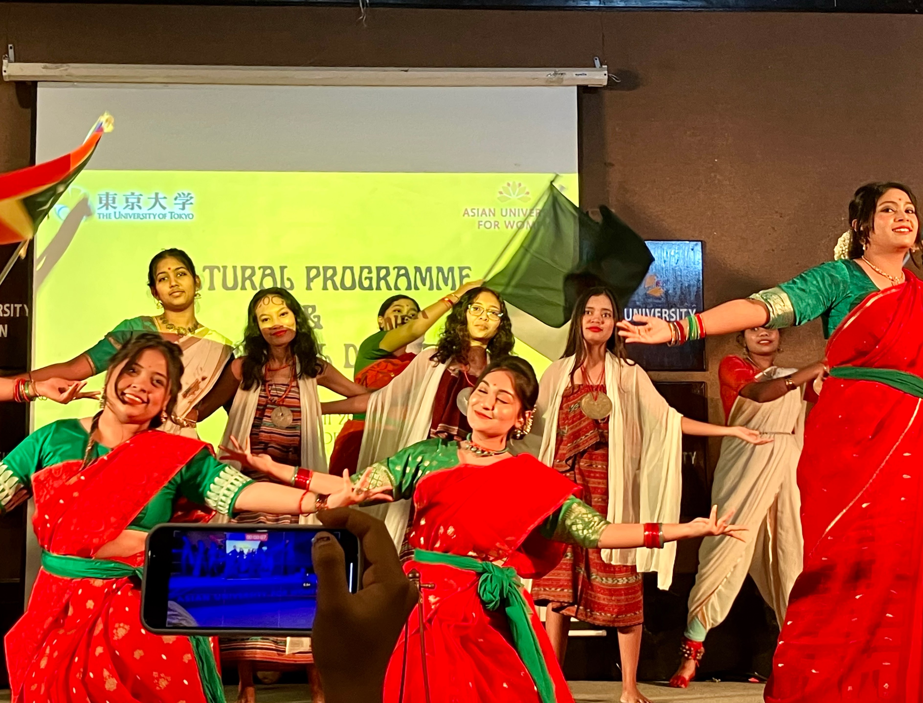 AUW students performed at a cultural night event