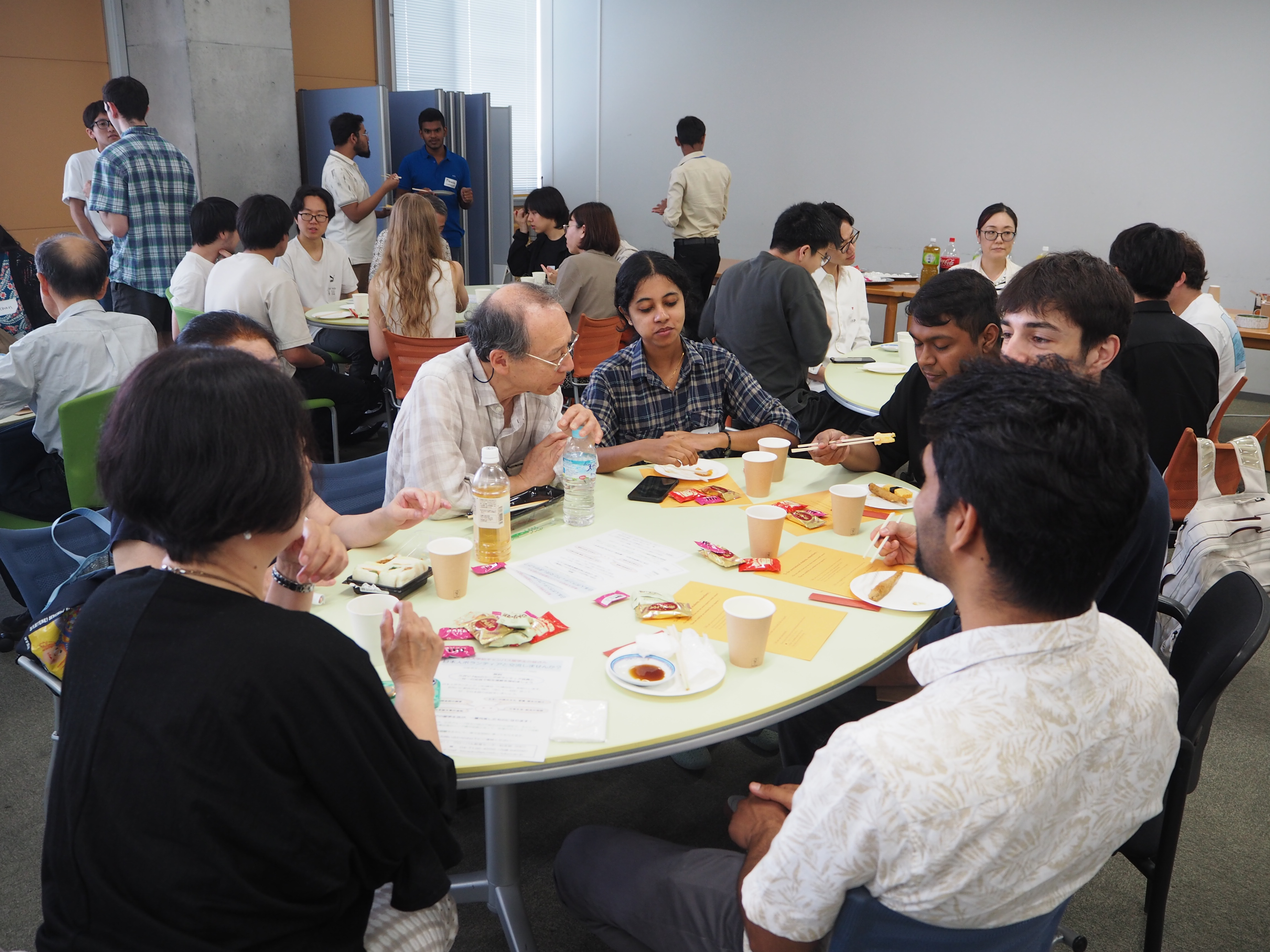 交流会の様子①