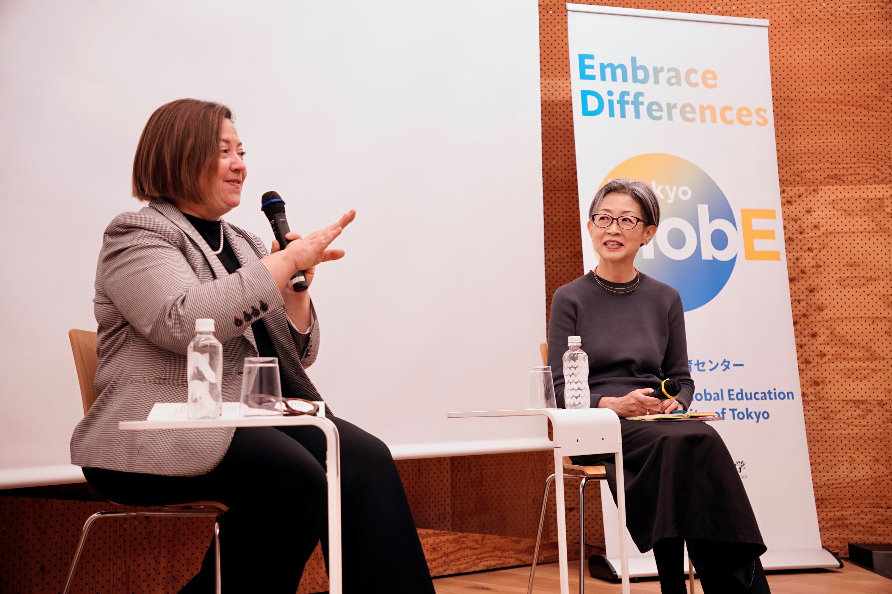 Dialogue between Ms. Michelle Baron and Dr. Kaori Hayashi (Executive Vice President)