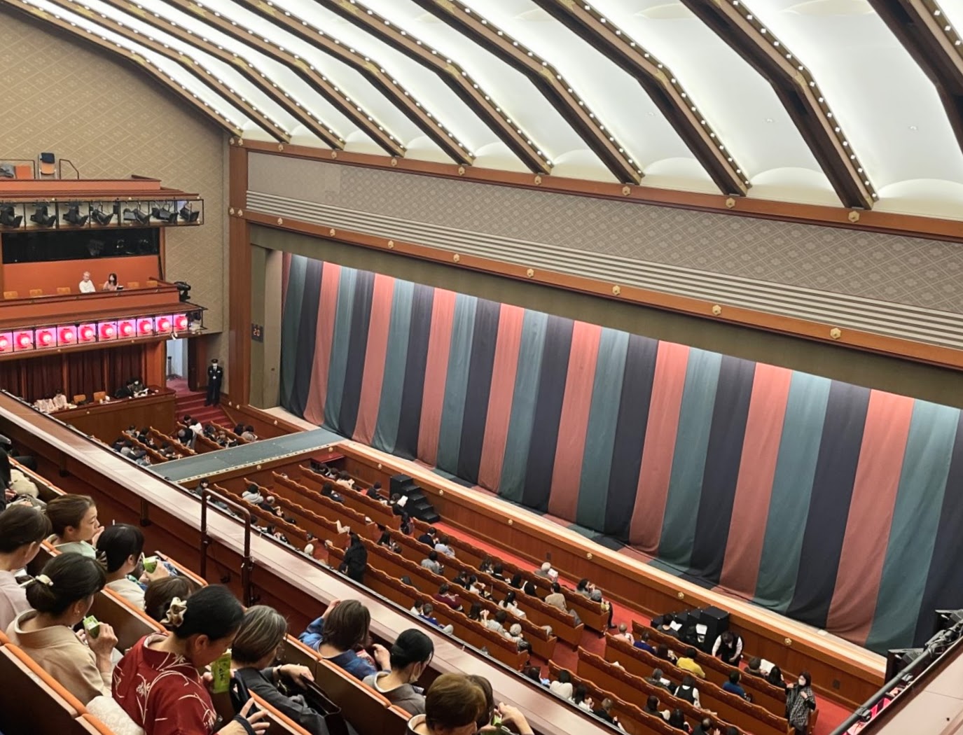 Inside the theater