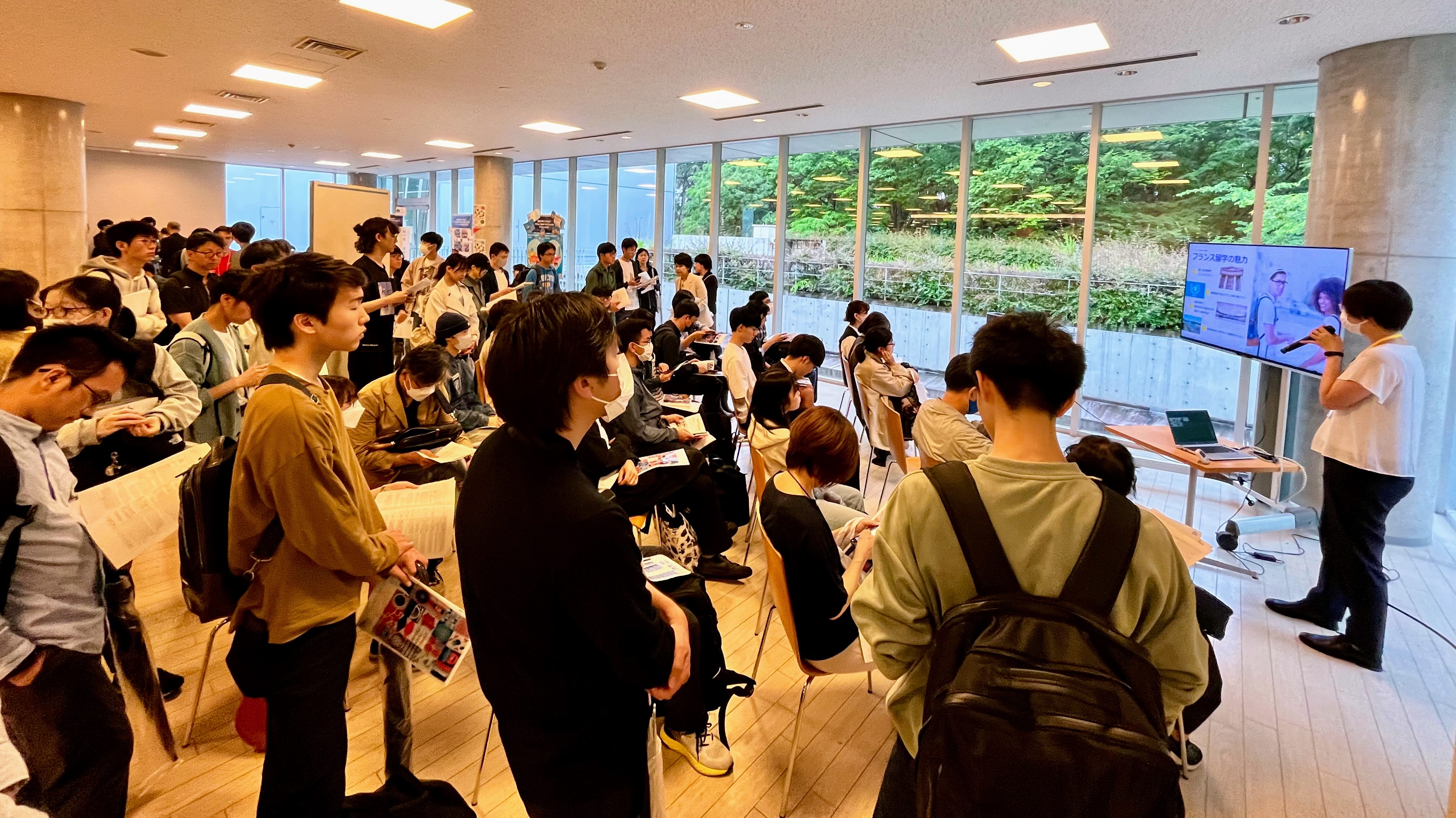 クイックPRコーナーでの説明の様子①