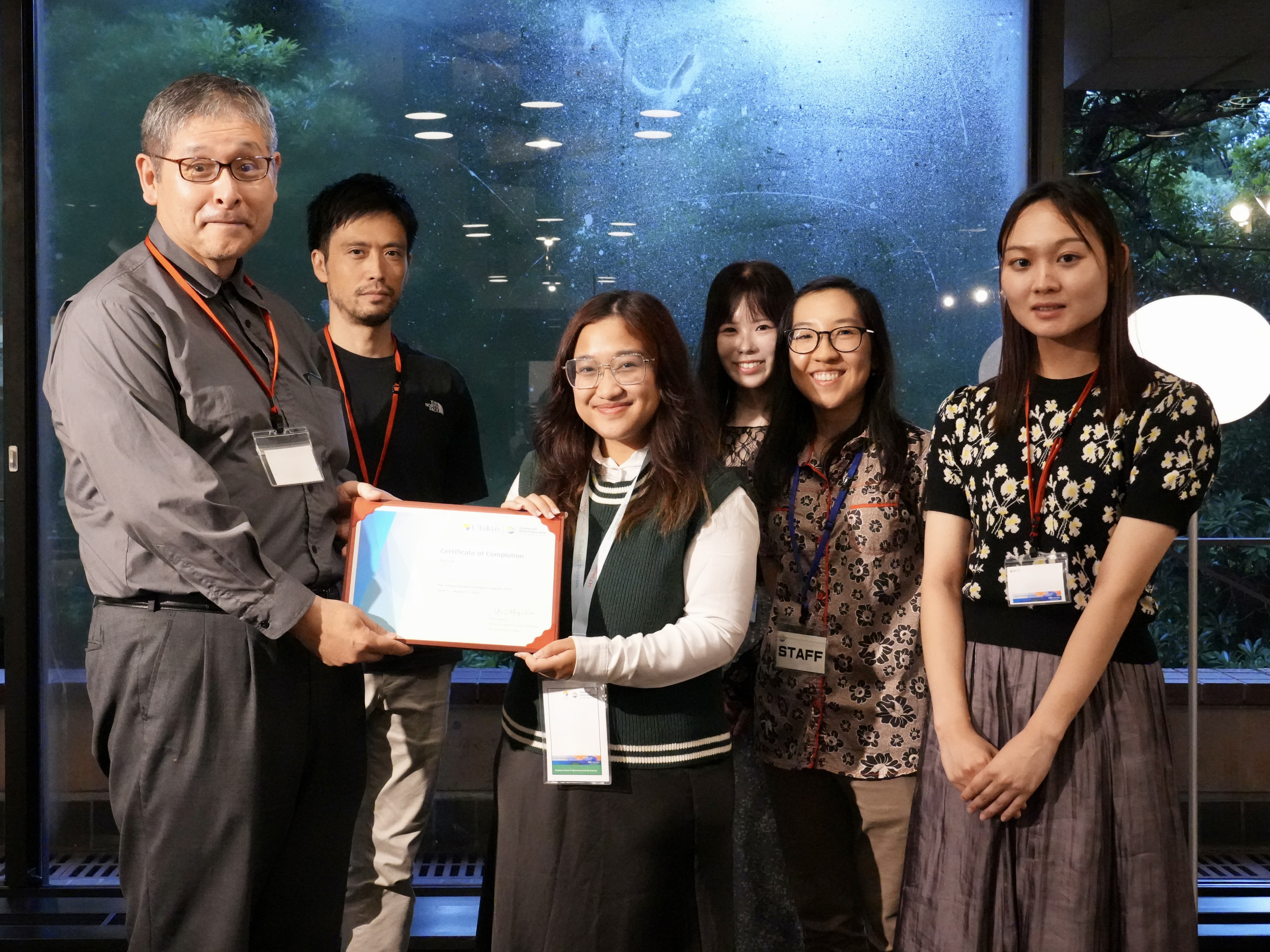 Farewell event at UTokyo