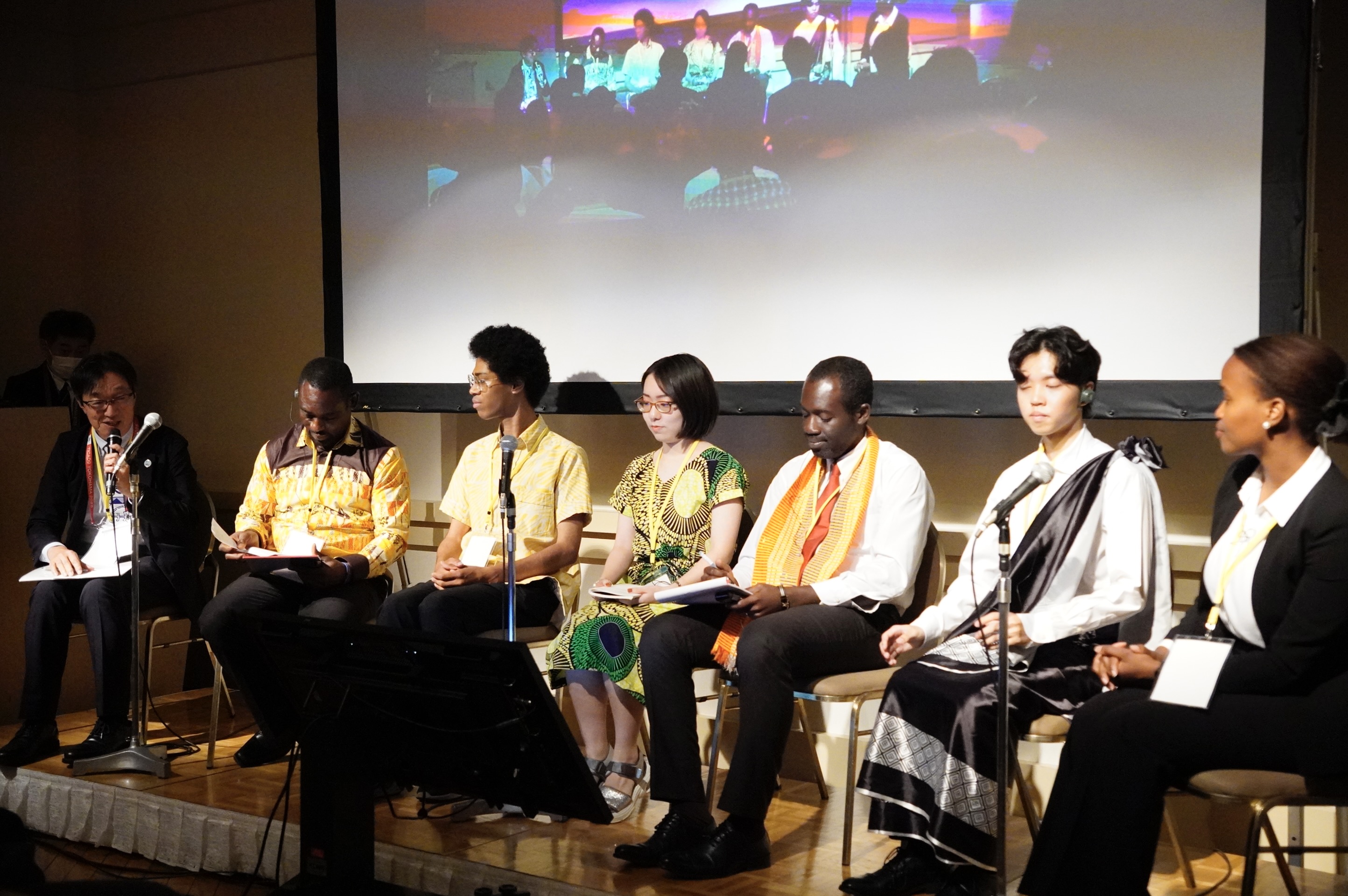 Students at the conference