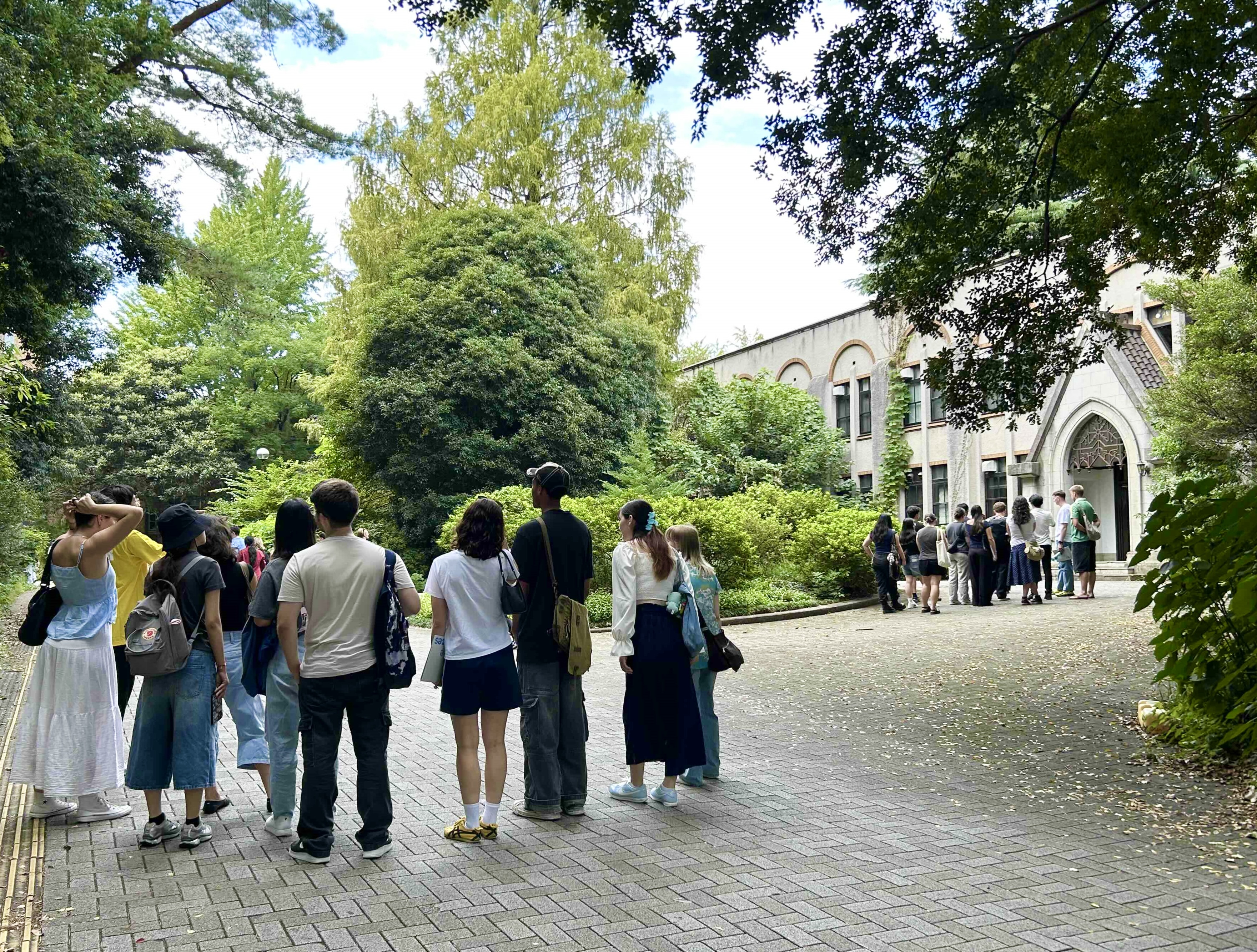 キャンパスツアーの様子